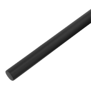 Trapleuning zwart 45 mm rond 90 cm